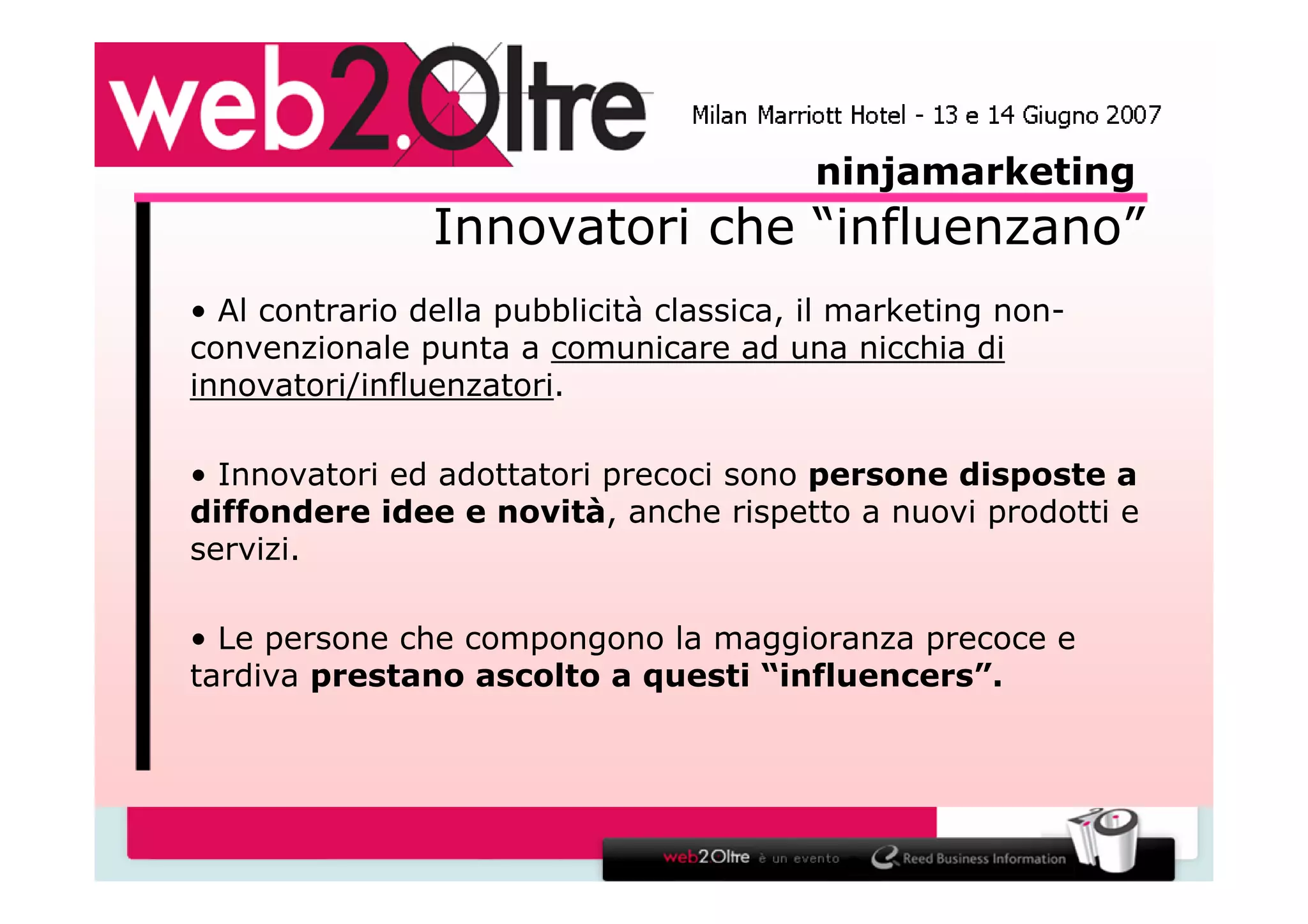 La via del marketing - Ninja Marketing