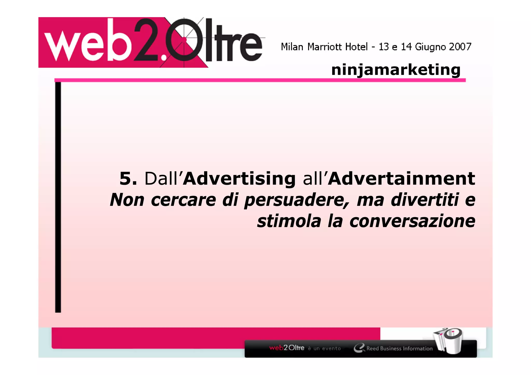 La via del marketing - Ninja Marketing