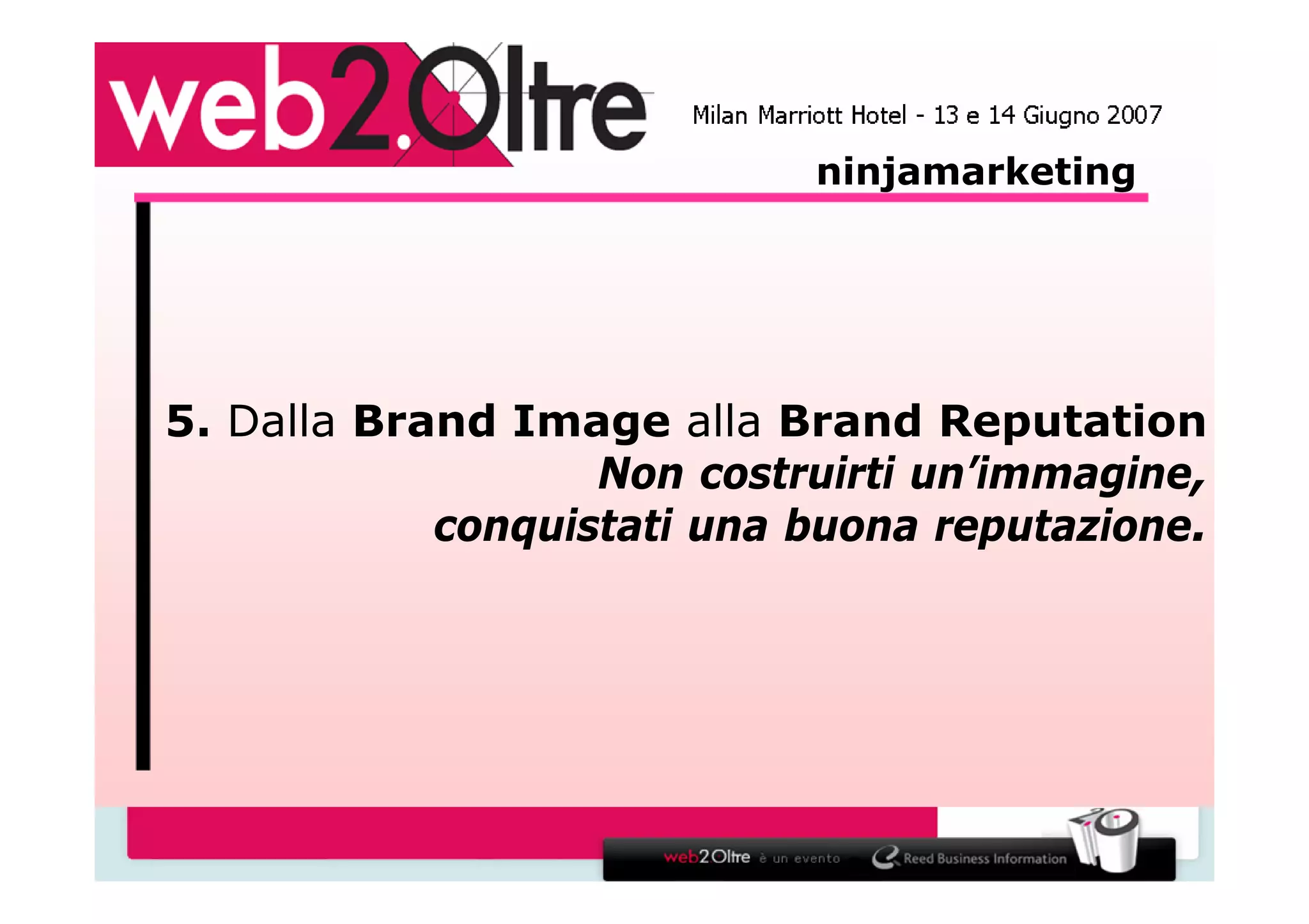 La via del marketing - Ninja Marketing