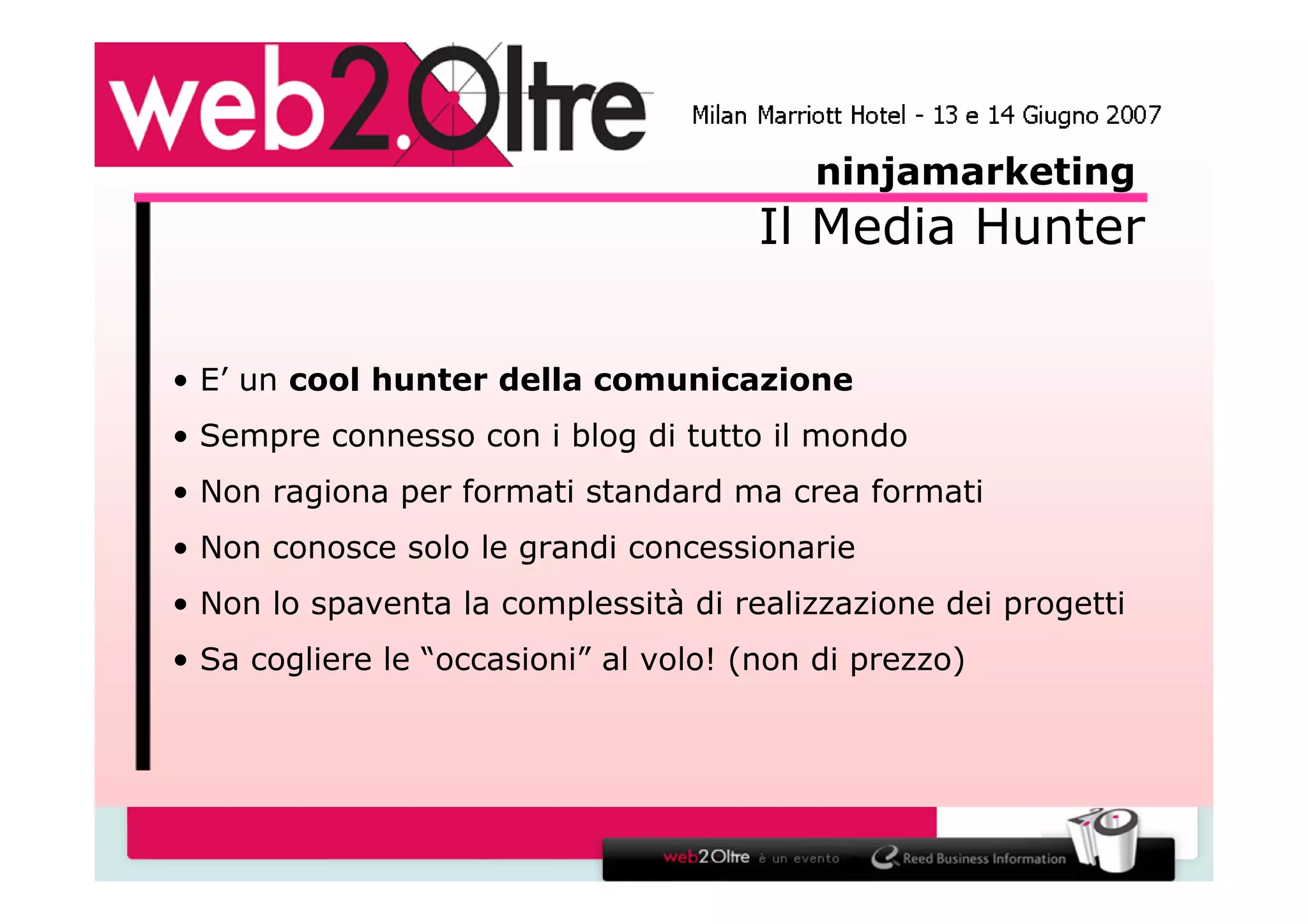 La via del marketing - Ninja Marketing