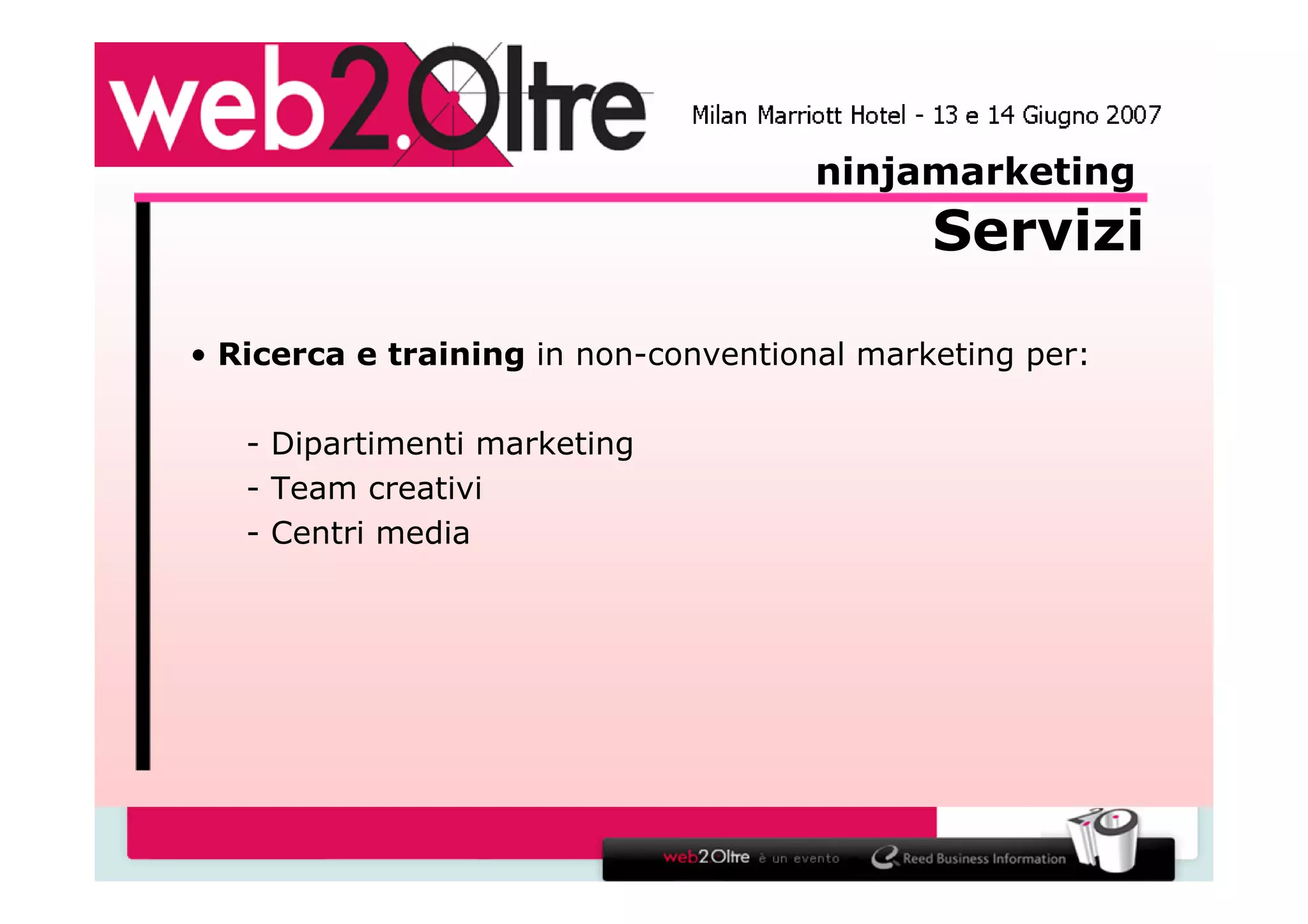 La via del marketing - Ninja Marketing