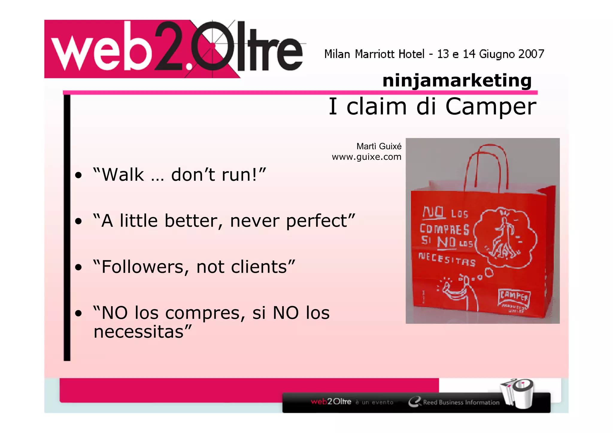 La via del marketing - Ninja Marketing