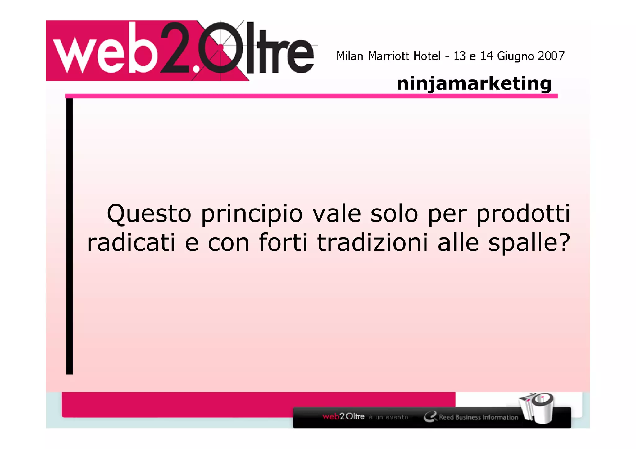 La via del marketing - Ninja Marketing