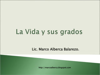 Lic. Marco Alberca Balarezo. http://marcoalberca.blogspot.com 