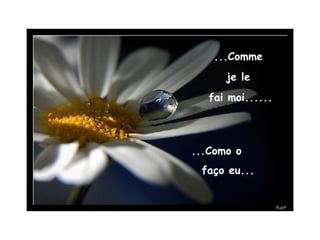 ...Comme  je le  fai moi...... ...Como o  faço eu... 