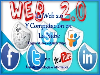 Ángela Muñoz – Julieth Calpa.
11-2
Área de Tecnología e Informática.
 