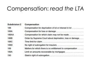 Compensation: read the LTA
 