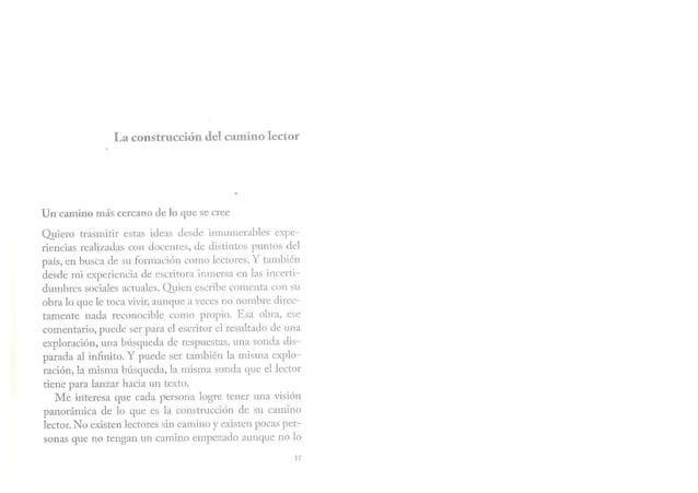 La construccion del camino lector | PPT