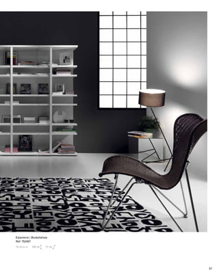 Estantería / Bookshelves 
Ref: 752407 
70 cm 198 cm 37 cm 
31 
 