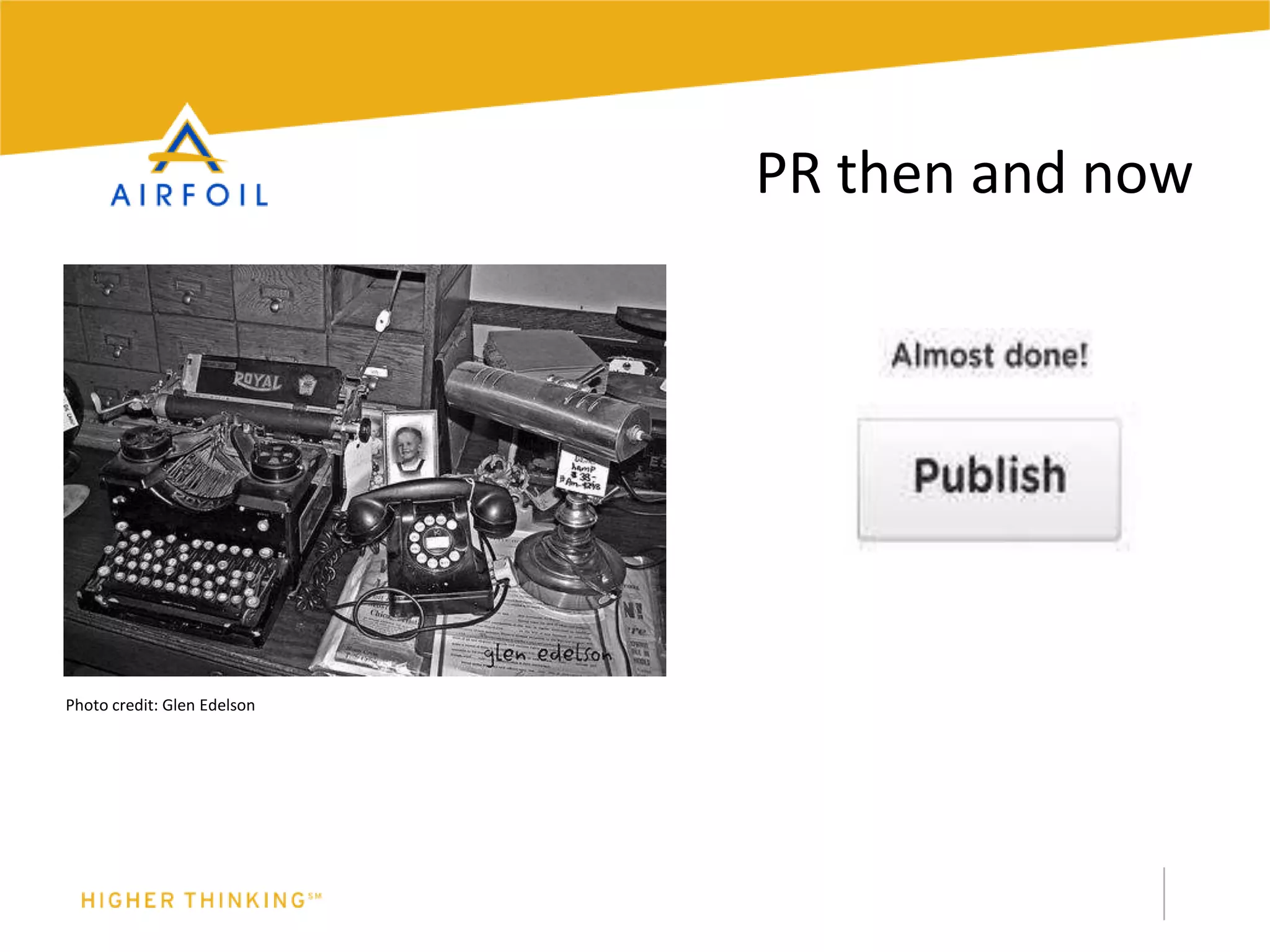 The New Face of Public Relations