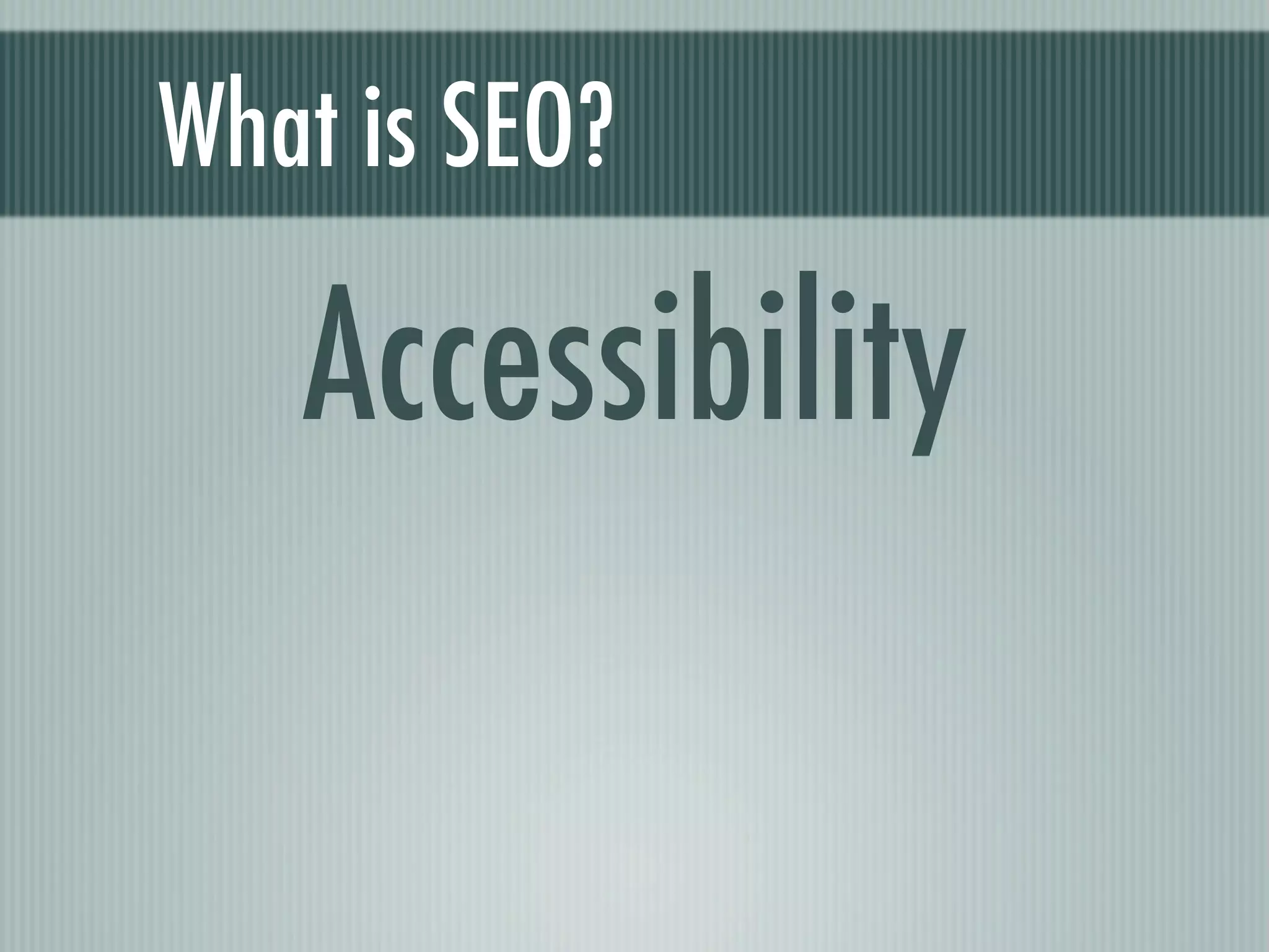 SEO Presentation - LA2M