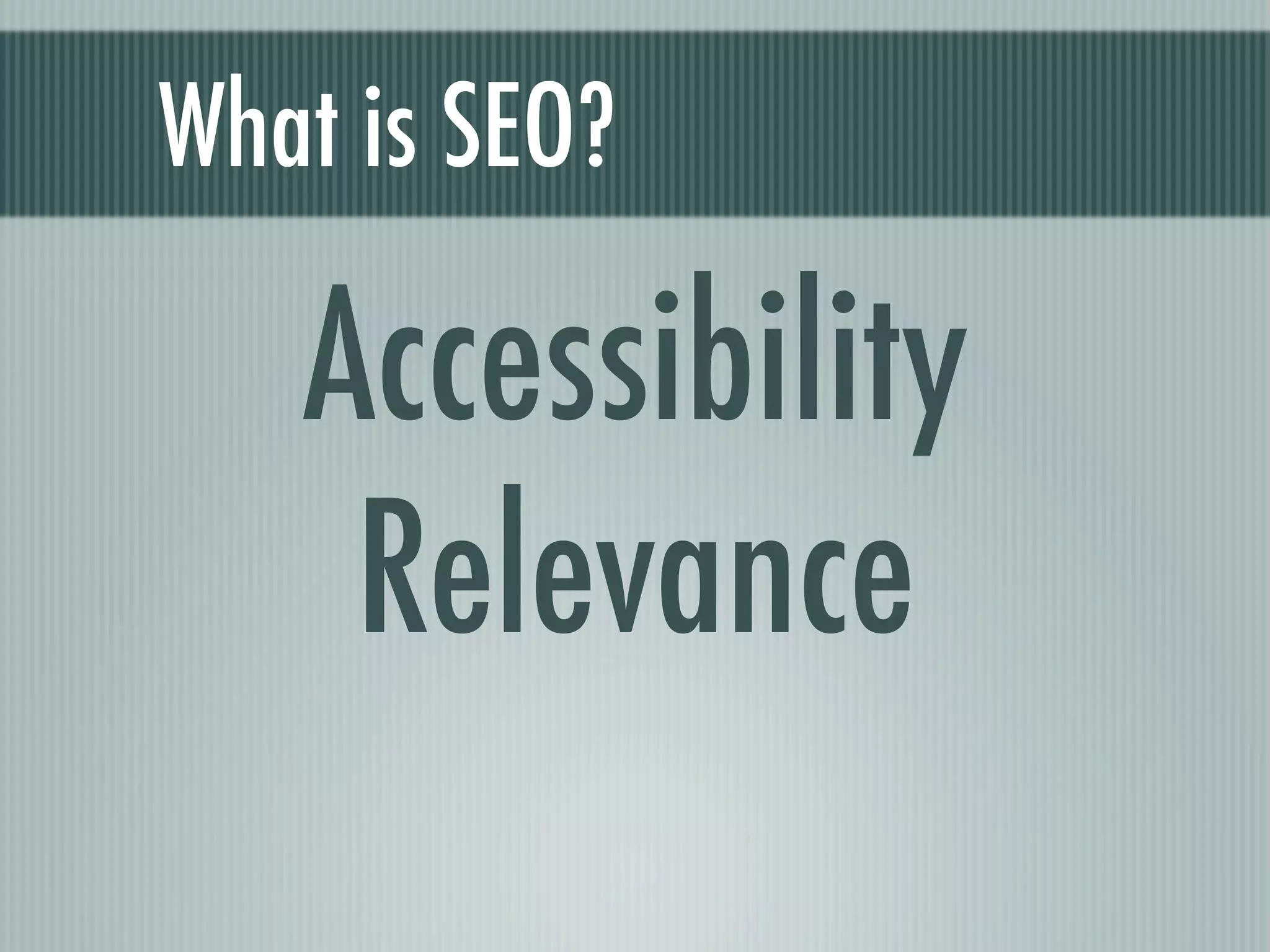 SEO Presentation - LA2M