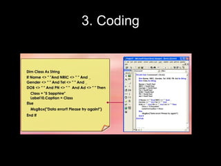 3. Coding 