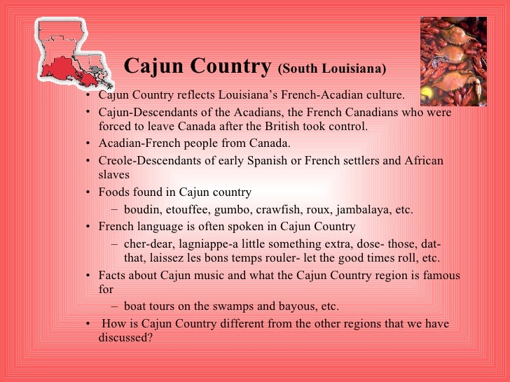 la 5 regions louisiana regions