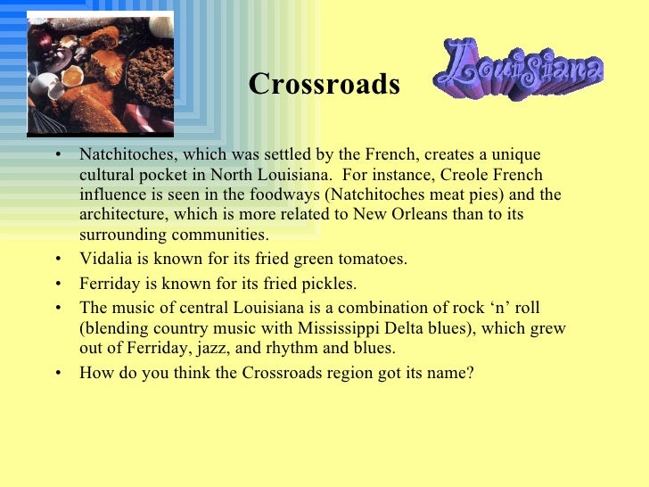 la 5 regions louisiana regions