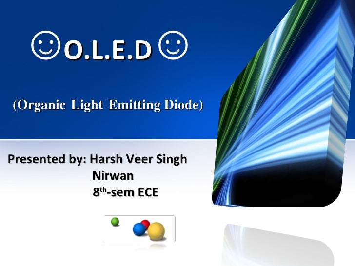uses diode oled ppt