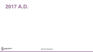 2017 A.D.
#EUeco8 #sparkbench
 