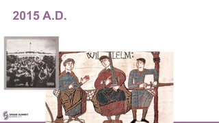 #EUeco8 #sparkbench
2015 A.D.
 