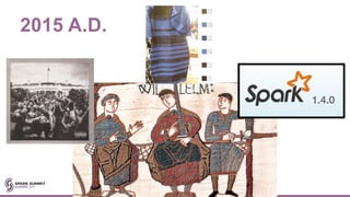 #EUeco8 #sparkbench
2015 A.D.
 