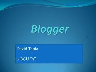 .


David Tapia

1º BGU ‘’A’’
 
