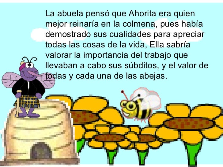 Cuento: La abeja feliz