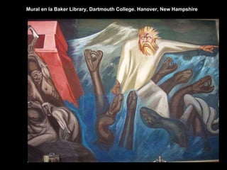 Mural en la Baker Library, Dartmouth College. Hanover, New Hampshire   