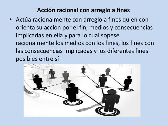 Accion Social Racional Con Arreglo A Fines Ejemplo