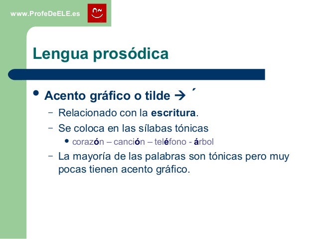 Taller Acentuación - ProfeDeELE.es