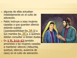 La actitud apropiada en el uso de los Dones | PPTX