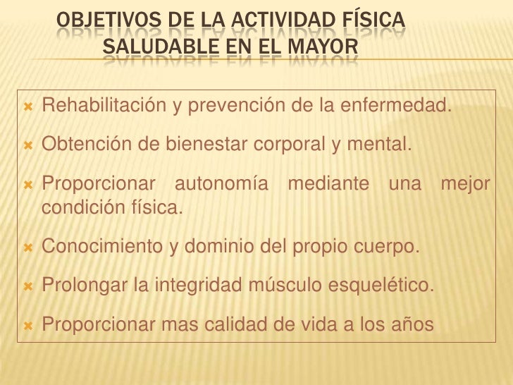 La actividad fisica y el deporte en la tercera edad La actividad fisica y el deporte en la tercera edad
