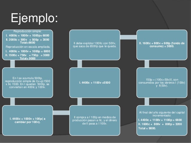 La acumulación y la reproducción en escala ampliada