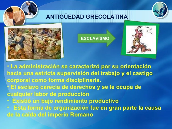 Administracion En La Antiguedad Grecolatina arbol