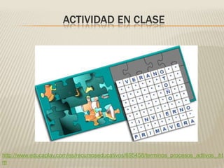 ACTIVIDAD EN CLASE




http://www.educaplay.com/es/recursoseducativos/695458/terminos_procesos_adtivos_.ht
m
 
