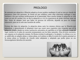 La adopcion | PPT