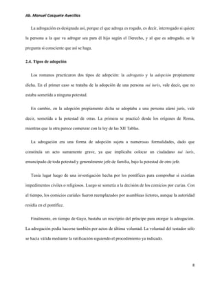 La adopción en Roma | PDF