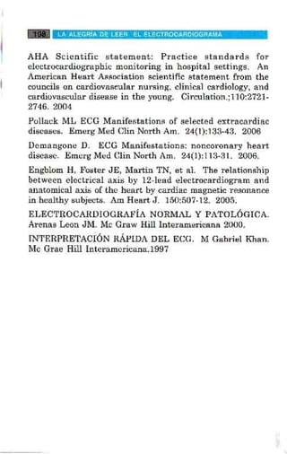 La alegria de leer electrocardiograma