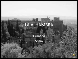 LA ALHAMBRA Granada Spain 
