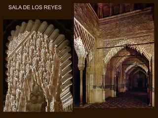 SALA DE LOS ABENCERRAJESUna impresionante cúpula de mocárabes en forma de estrella de ocho puntas abriéndose sobre ocho trompas es el detalle más espectacular de la Sala