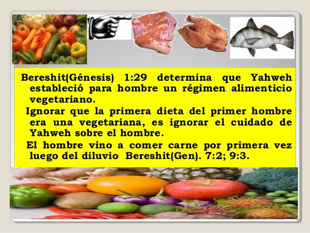 LA ALIMENTACION EN LA BIBLIA Y SUS BENEFICIOS