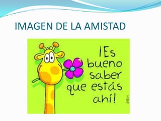 IMAGEN DE LA AMISTAD
 