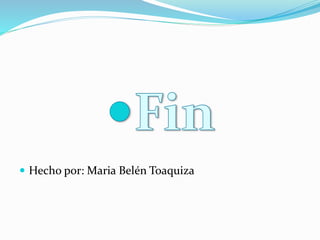  Hecho por: Maria Belén Toaquiza
 