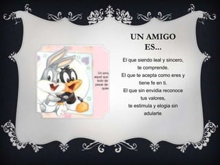 La amistad 9 c | PPTX