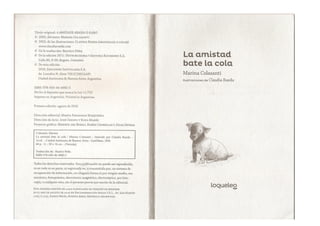 La amistad bate la cola pdf