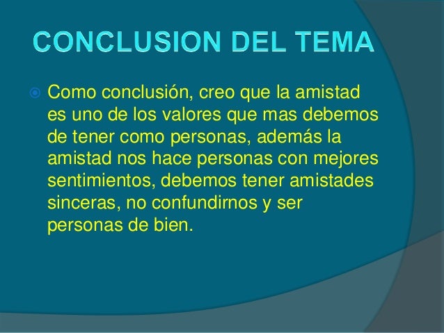 La amistad sujey