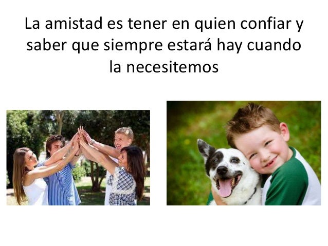 La amistad v.h.m