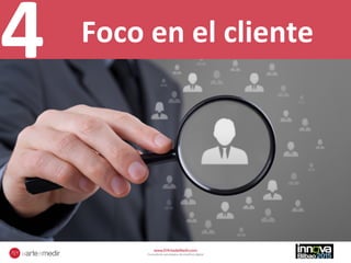 www.ElArtedeMedir.com
Consultoría estratégica de analítica digital
	
  	
  	
  	
  	
  	
  Foco	
  en	
  el	
  cliente	
  ...