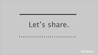 Let’s share.
 