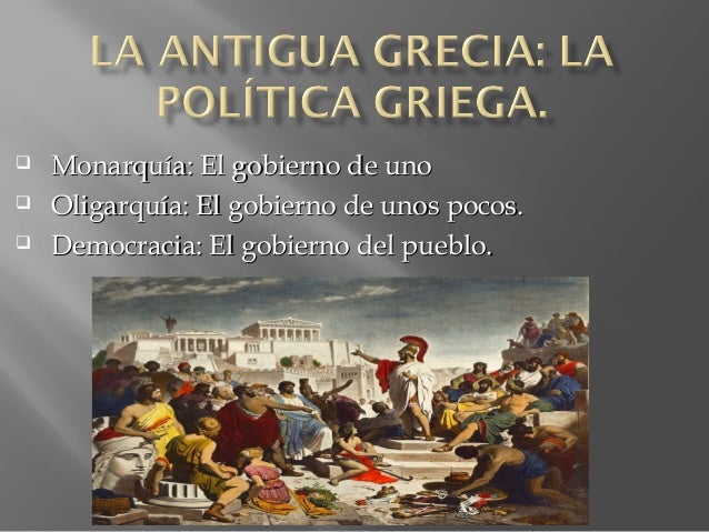 La antigua grecia.politica