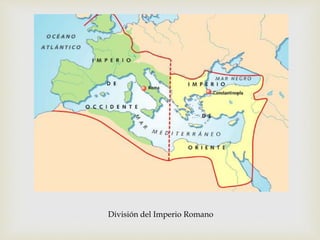 División del Imperio Romano
 