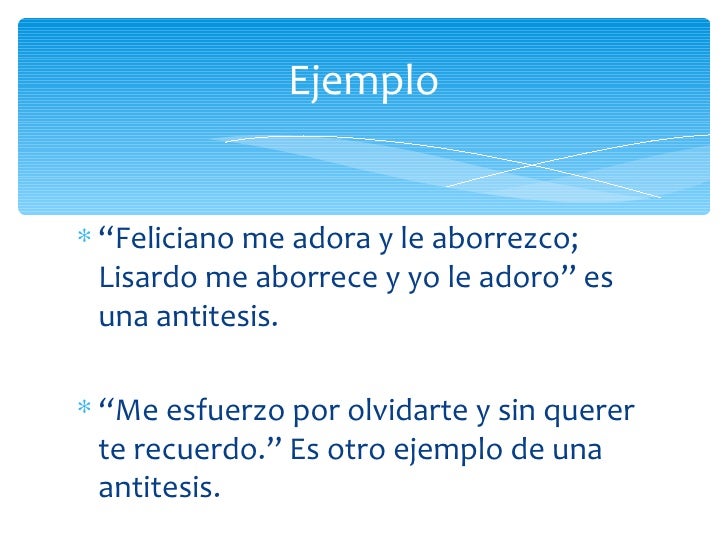 Feliciano Me Adora Y Le Aborrezco La antitesis 2